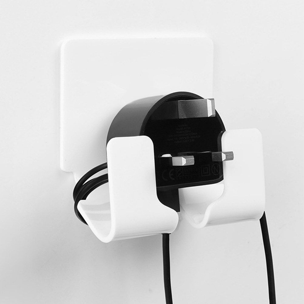 Home Bathroom - 壁掛け式スマホホルダー アクリル製粘着式 スマートフォン充電スタンド 家庭 オフィス キッチン