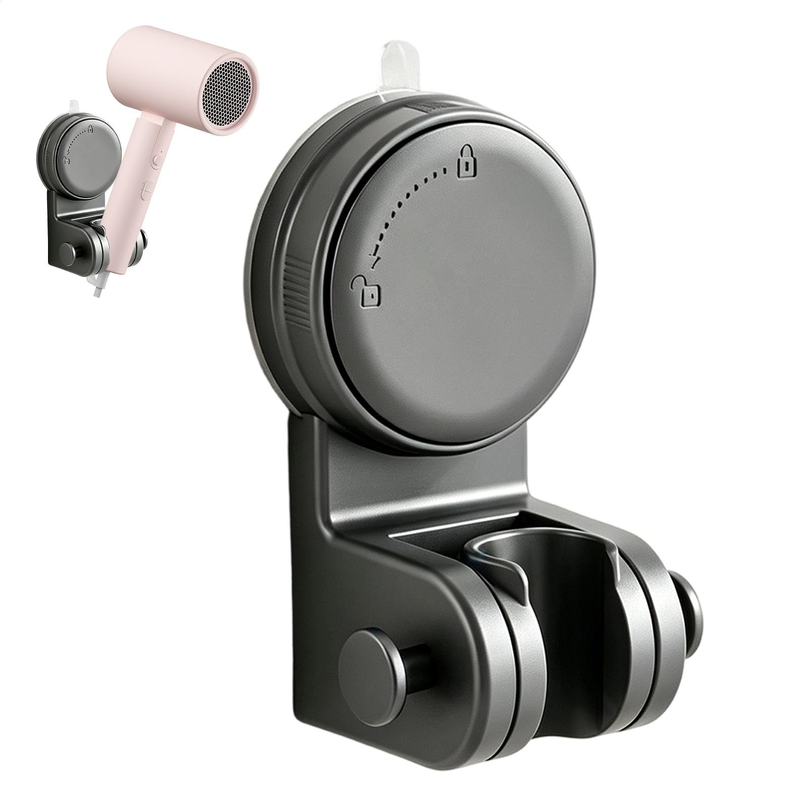 Home Bathroom Spa - 吸引式シャワーヘッドホルダー回転式調節可能なバスワンドブラケット調節可能なシャワーヘッドブラケット浴室ホテルスパ家庭用