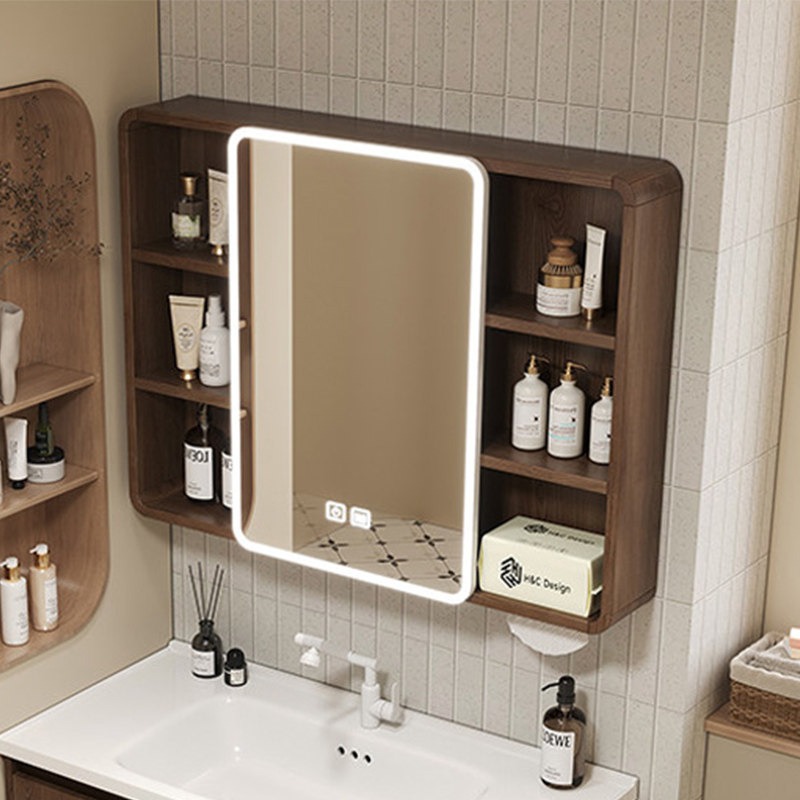 Home Bathroom Shelf - ミラートイレバスルームキャビネット棚コーナースペースセーバーデザインモダン食器棚中国風アーカビダーレス家の装飾