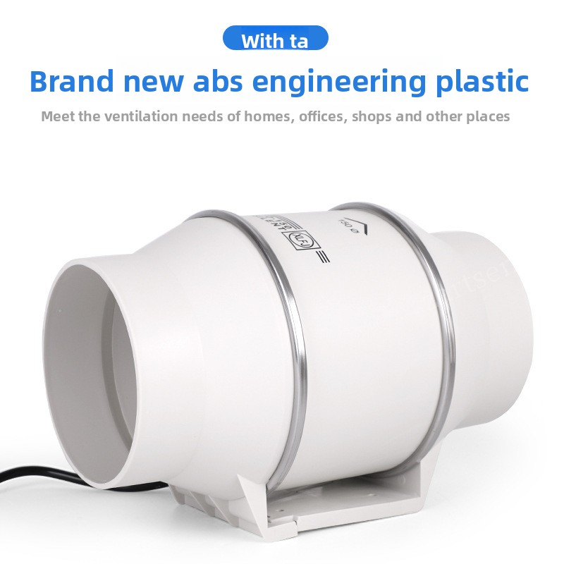 Home Bathroom Ventilation - 排気ファンホームサイレントインラインパイプダクトファン浴室換気扇換気キッチントイレ壁空気清浄換気扇