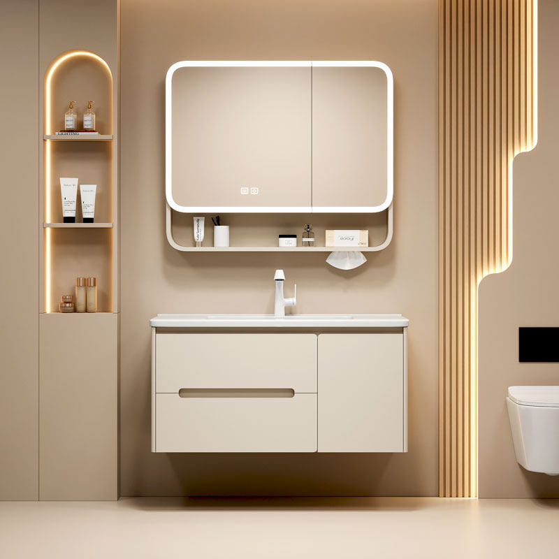 Home Bathroom Partition Wall - ミラーパーティション食器棚トイレメイクアップオーガナイザー装飾品バスルームキャビネット引き出し収納アーカビダーレストレンディ家具