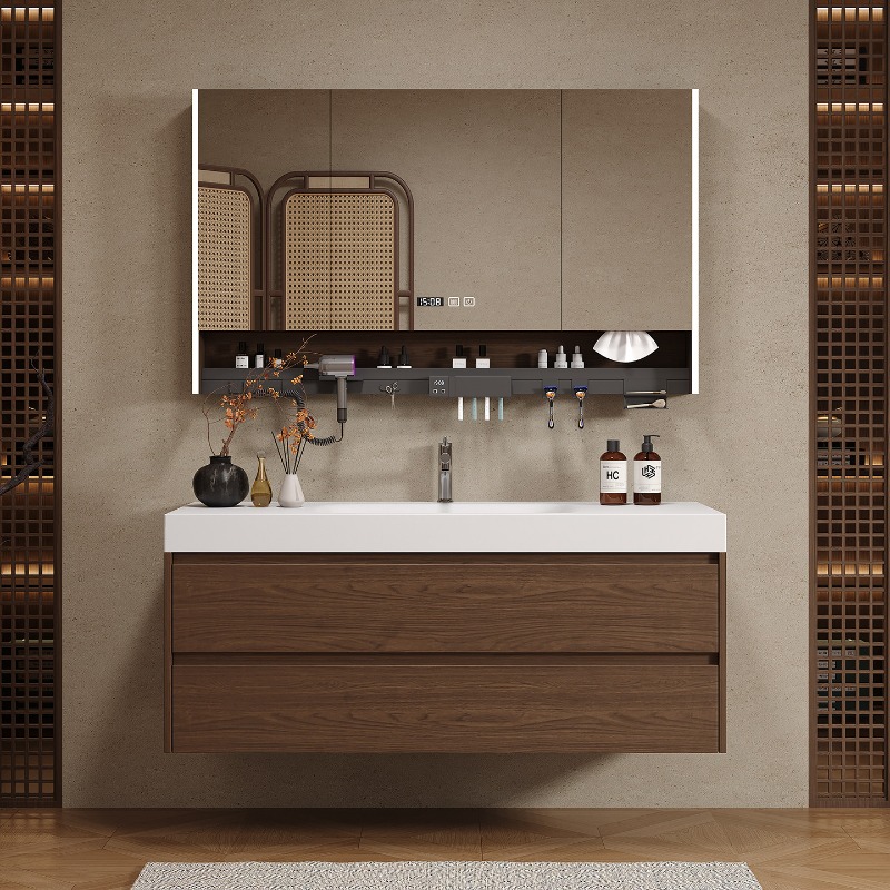 Home Bathroom Partition Wall - 木製パーティションバスルームキャビネット高級モダンスペースセーバー引き出し紙製パーティション食器棚収納ガビネテホテル家具