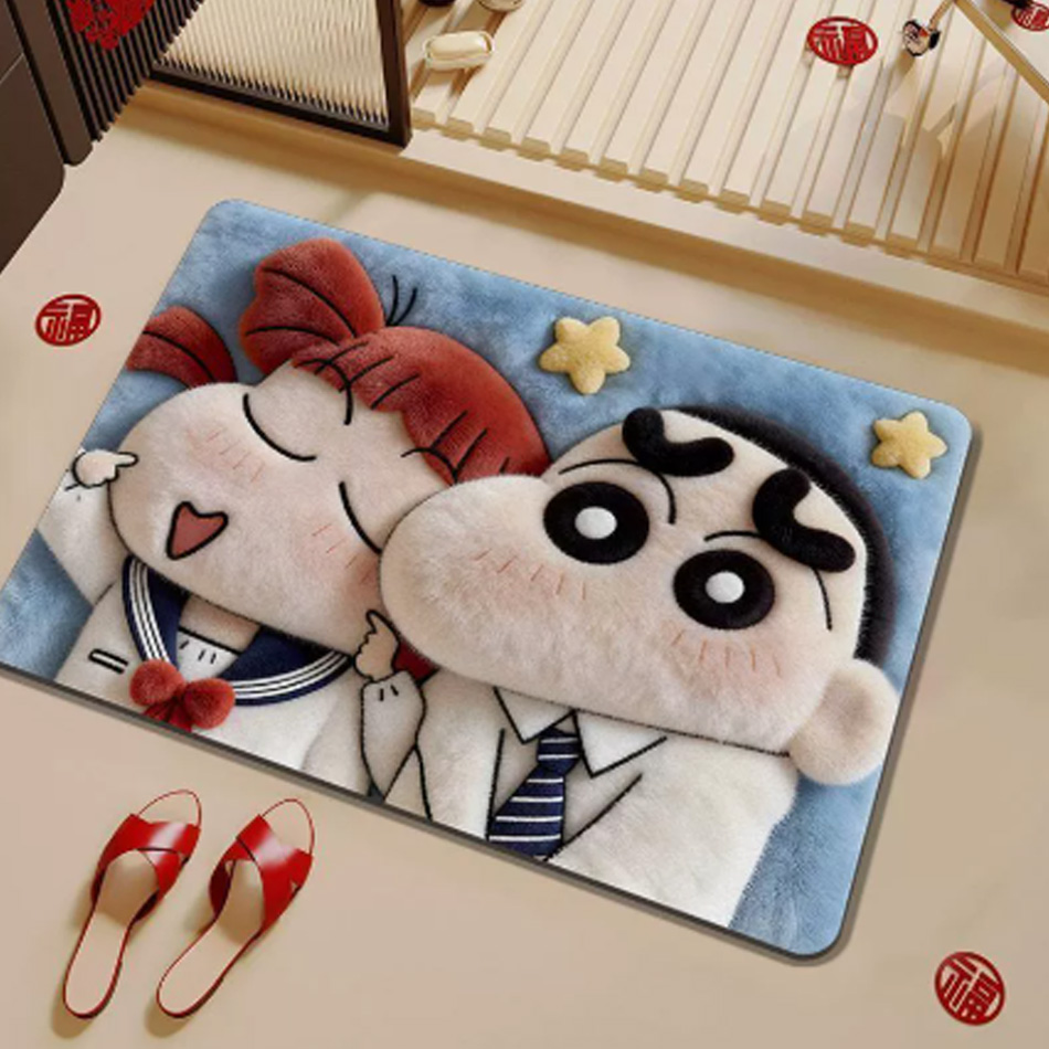 Home Goods Bathroom Mats - 2027年版 漫画柄珪藻土バスマット 超吸水性 滑り止め ドアマット 浴室
