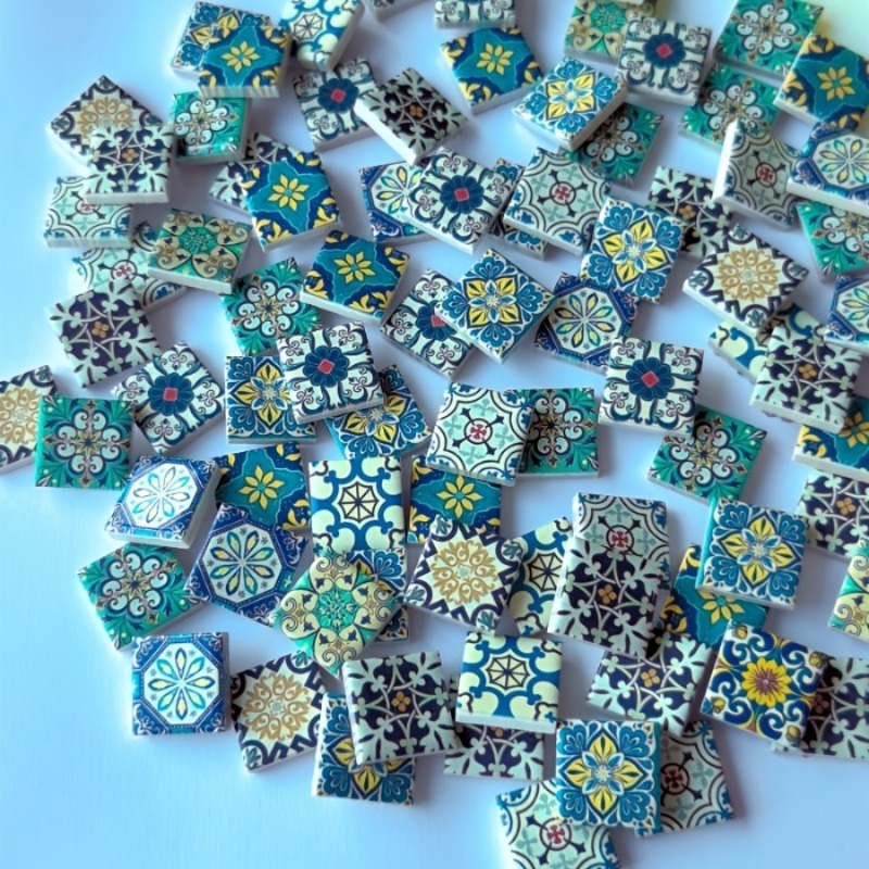 Home Bathroom Tiles - 150g DIY モザイク装飾タイル 手作り ホームデコレーション リビングルーム