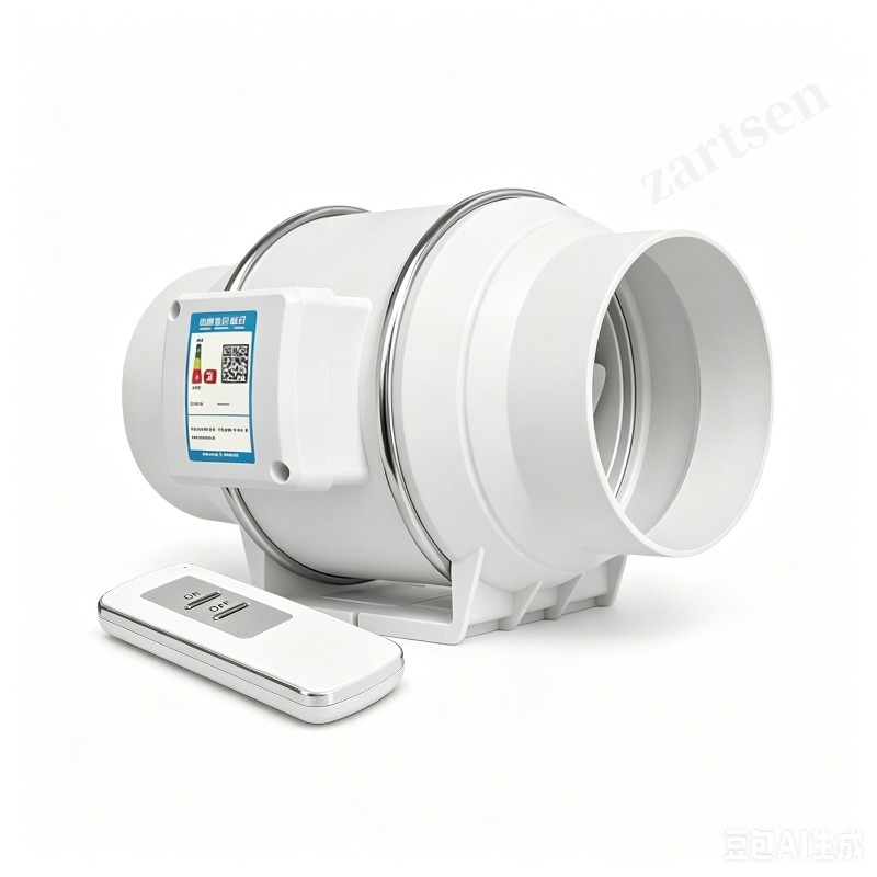 Home Bathroom Ventilation - 排気ファン家庭用サイレントインラインパイプダクトファン浴室220V換気扇キッチントイレ壁空気清浄