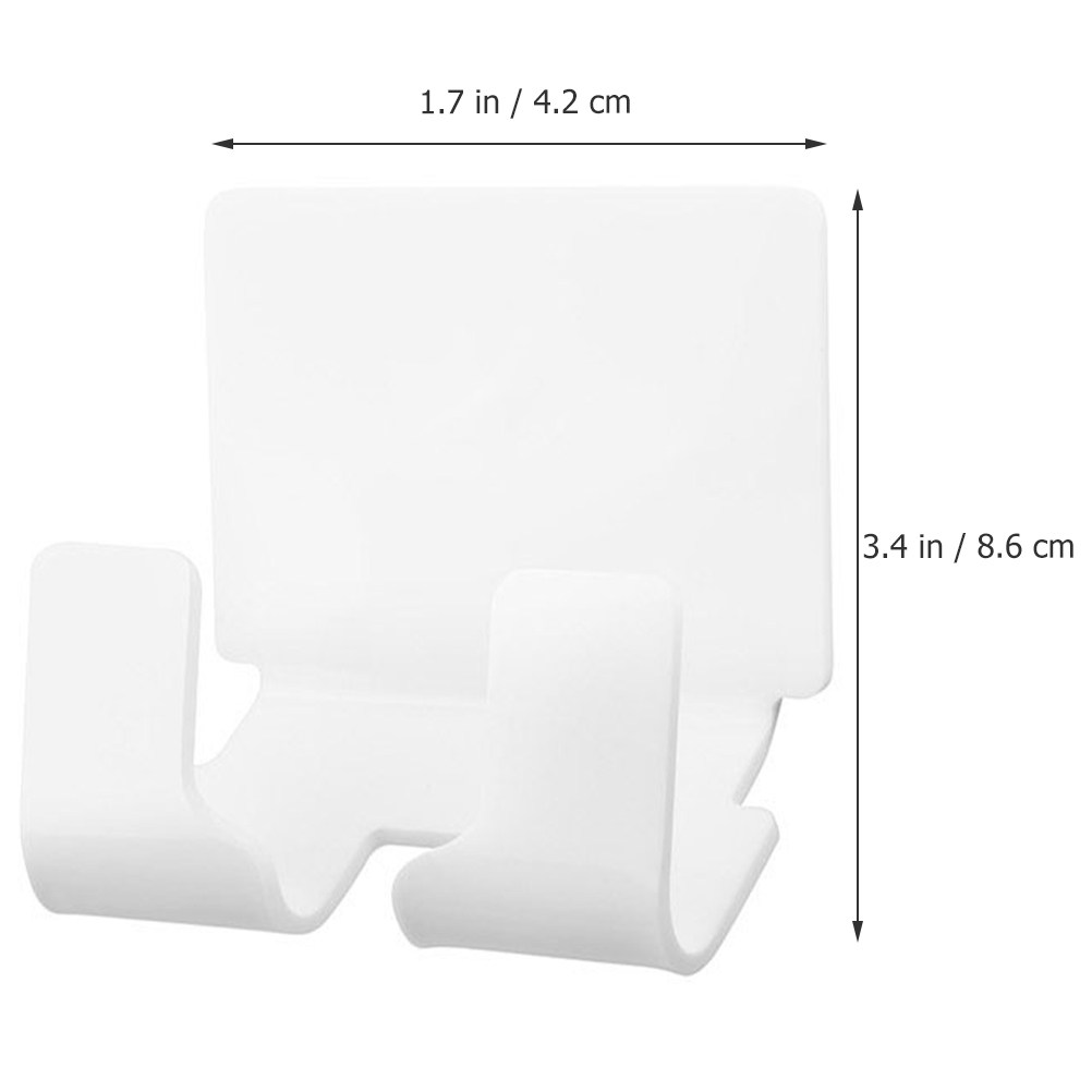 壁掛け式スマホホルダー アクリル製粘着式 スマートフォン充電 - Home Bathroom のレビューと価格