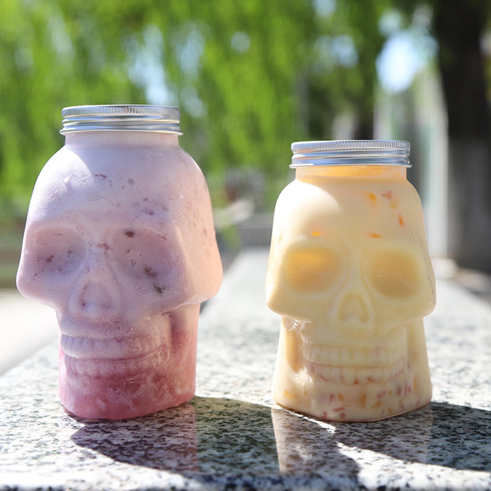 スカルジャー 500ml/800ml 再利用可能な不気味な装 - Bath Salts Jar のレビューと価格