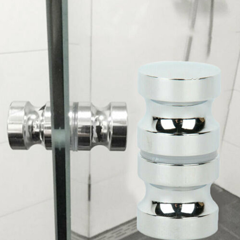 浴室シャワードアハンドル アルミ合金製ガラスドアノブ 浴室シ - Home Bathroom Hardware のレビューと価格