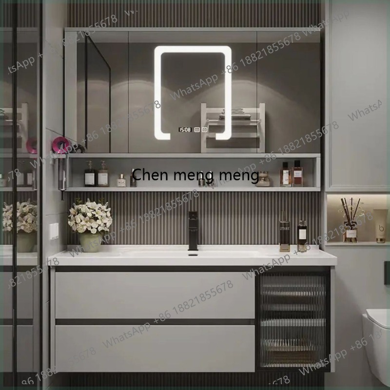 収納トイレバスルームキャビネットオーガナイザーミラーウォール - Home Bathroom Partition Wall のレビューと価格