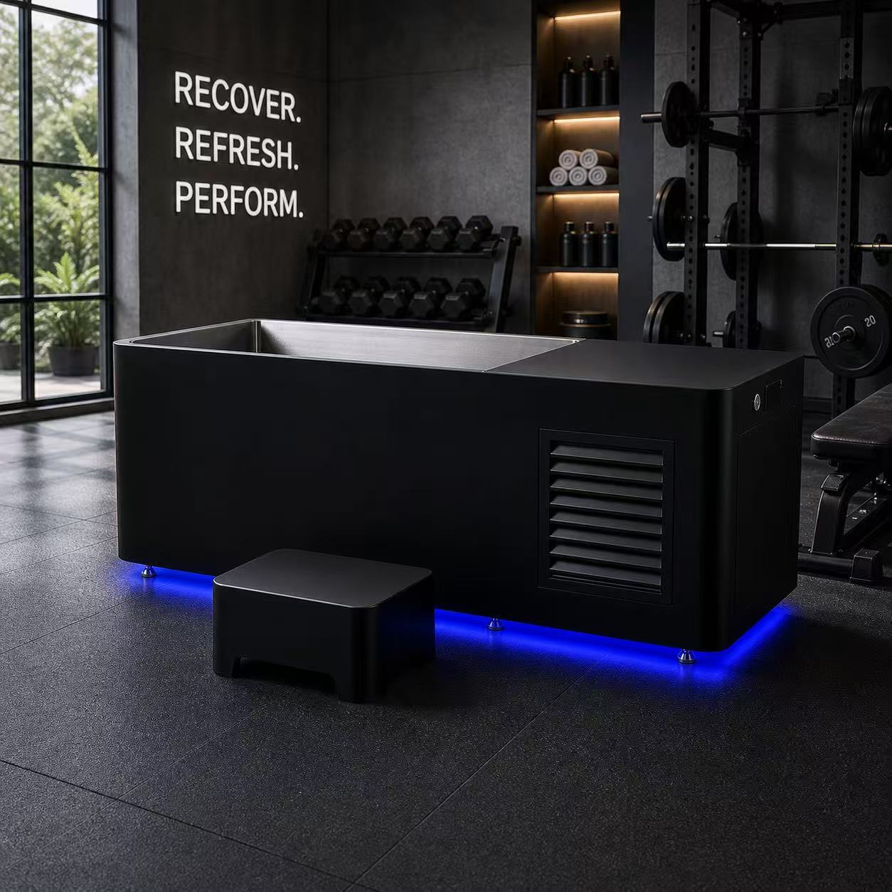 ステンレス製バスタブ、1HP WiFi制御、冷水浴槽、フルメ - Home Bathroom Spa のレビューと価格