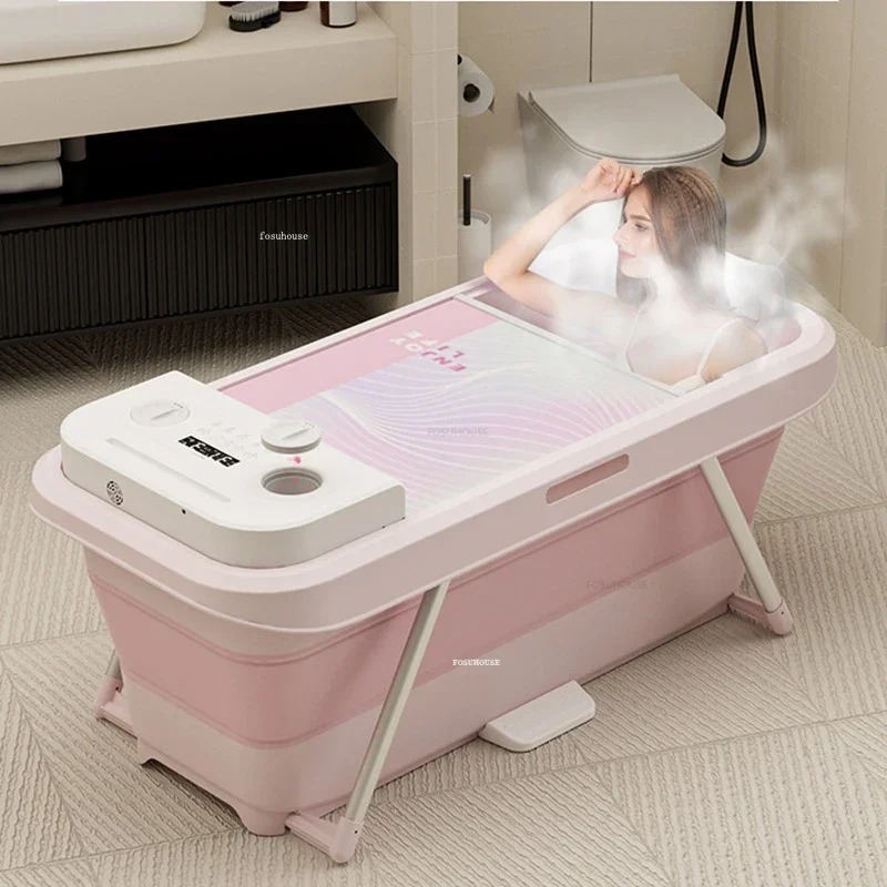 折りたたみ式スパ浴槽 ポータブル浴槽 大人用スチームバスバケ - Home Bathroom Spa のレビューと価格