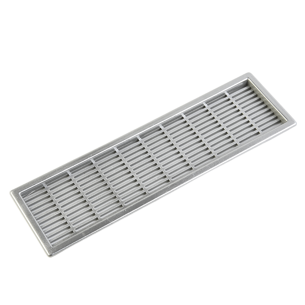 カバー換気グリル浴室ドアワードローブ用長方形穴シルバー/ブラ - Home Bathroom Ventilation のレビューと価格