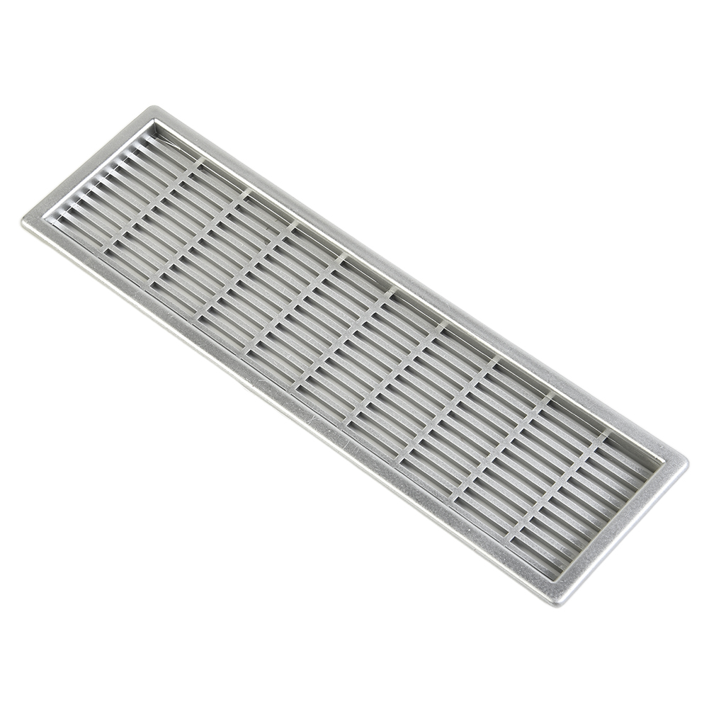 カバー換気グリル浴室ドアワードローブ用長方形穴シルバー/ブラ - Home Bathroom Ventilation のレビューと価格