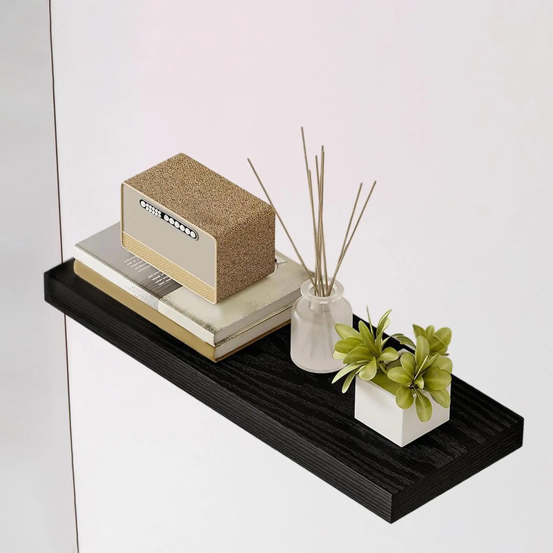 壁掛け装飾用フローティングシェルフ、頑丈で多目的、目に見えな - Home Bathroom Shelf のレビューと価格