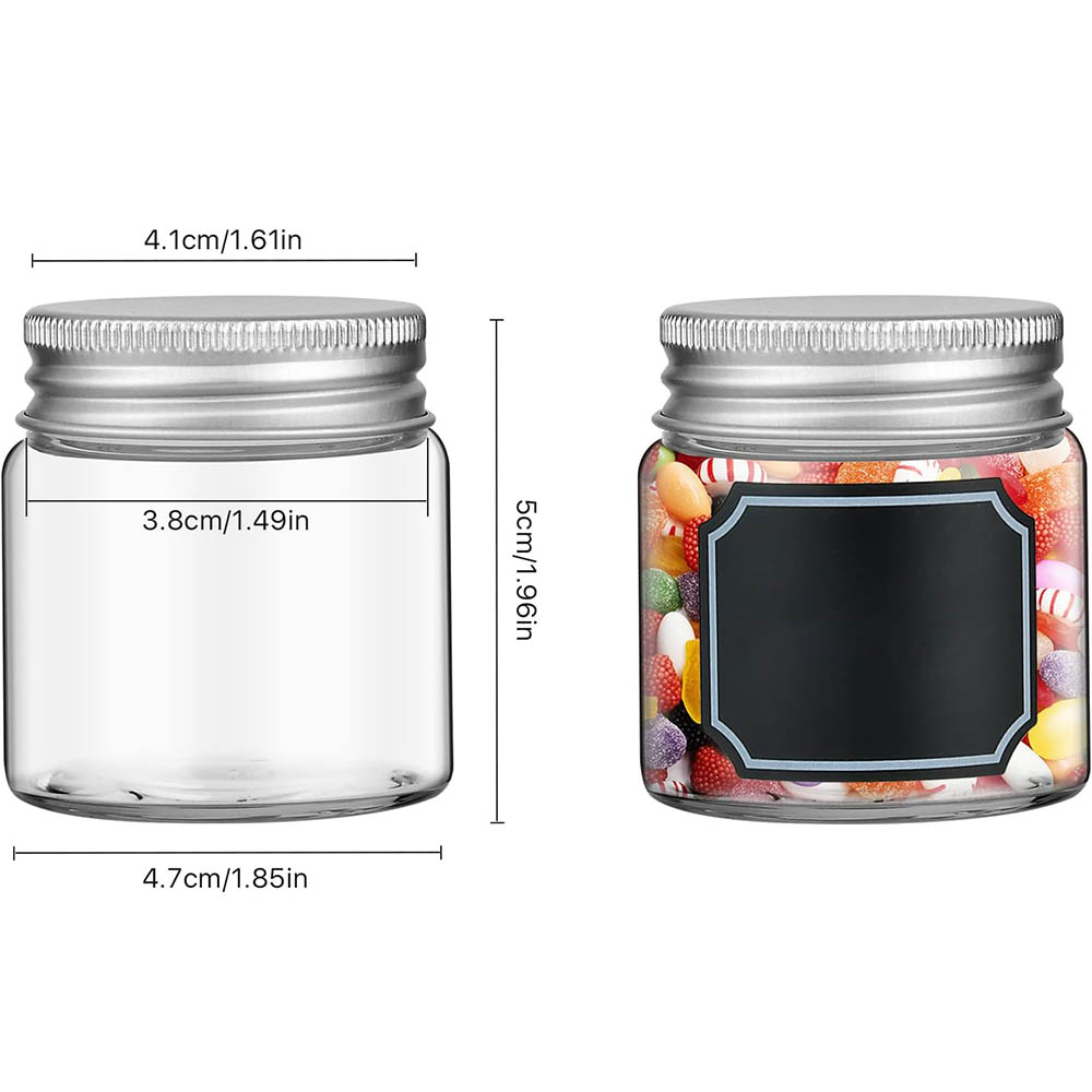 2オンス ミニメイソンジャー、蓋付き広口透明ガラスジャー、食 - Bath Salts Jar のレビューと価格