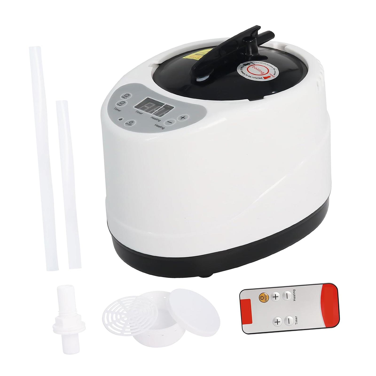 ポータブルサウナスチーマー 3L 家庭用スチーム発生器 調節 - Home Bathroom Sauna のレビューと価格
