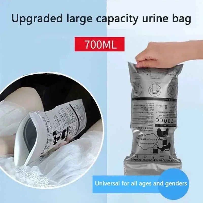 使い捨て緊急用尿バッグ、男女兼用携帯トイレ、渋滞、自動運転、 - Home Bathroom Urinal のレビューと価格