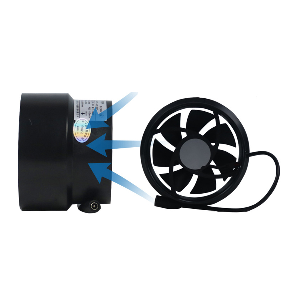 12V ダクトファン換気排気ファン 110 ミリメートル 1 - Home Bathroom Ventilation のレビューと価格