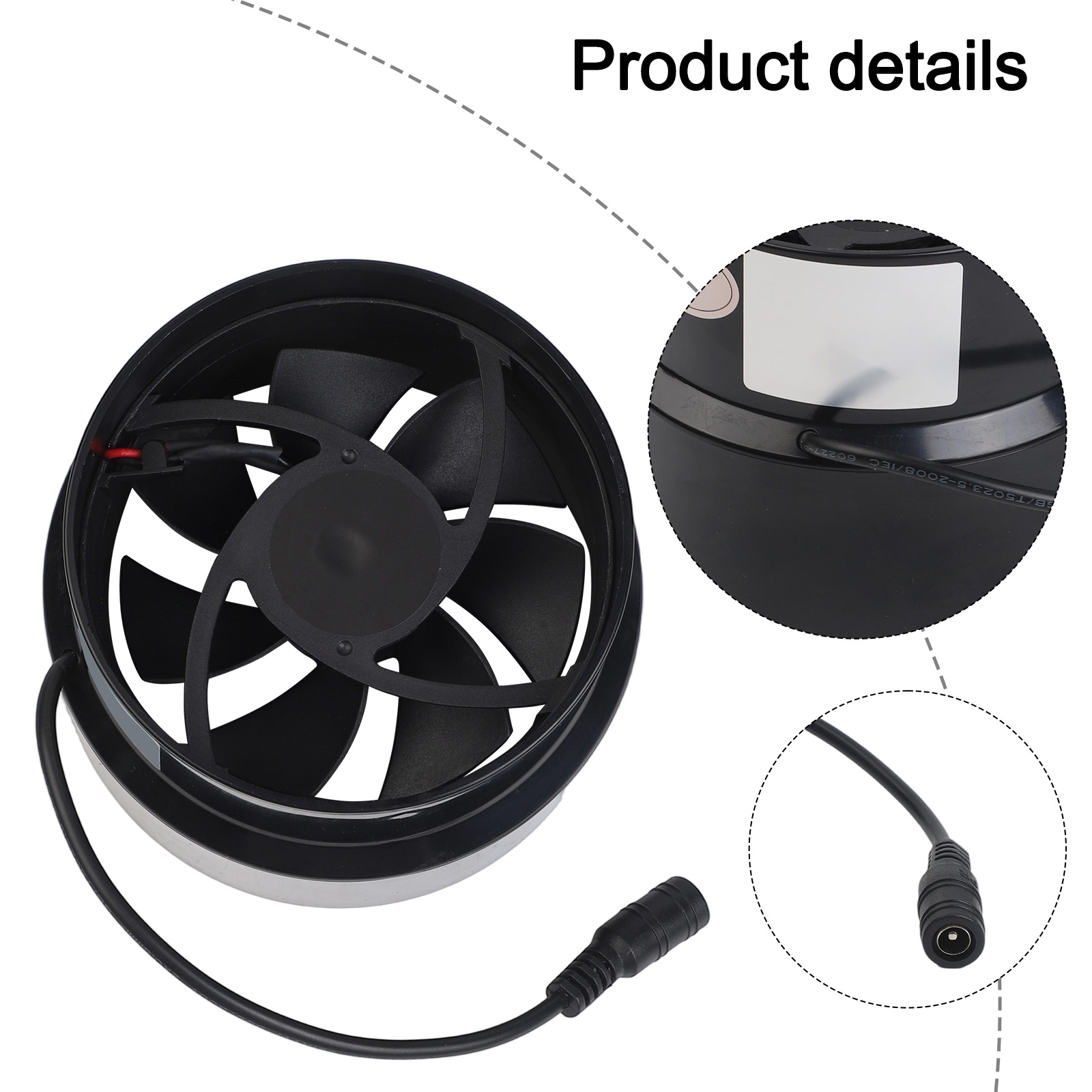 12V ダクトファン換気排気ファン 110 ミリメートル 1 - Home Bathroom Ventilation のレビューと価格