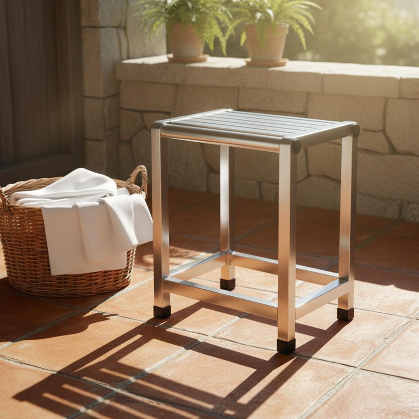 バスルームステップスツールポータブルバスルームシェービングチ - Home Bathroom Spa のレビューと価格