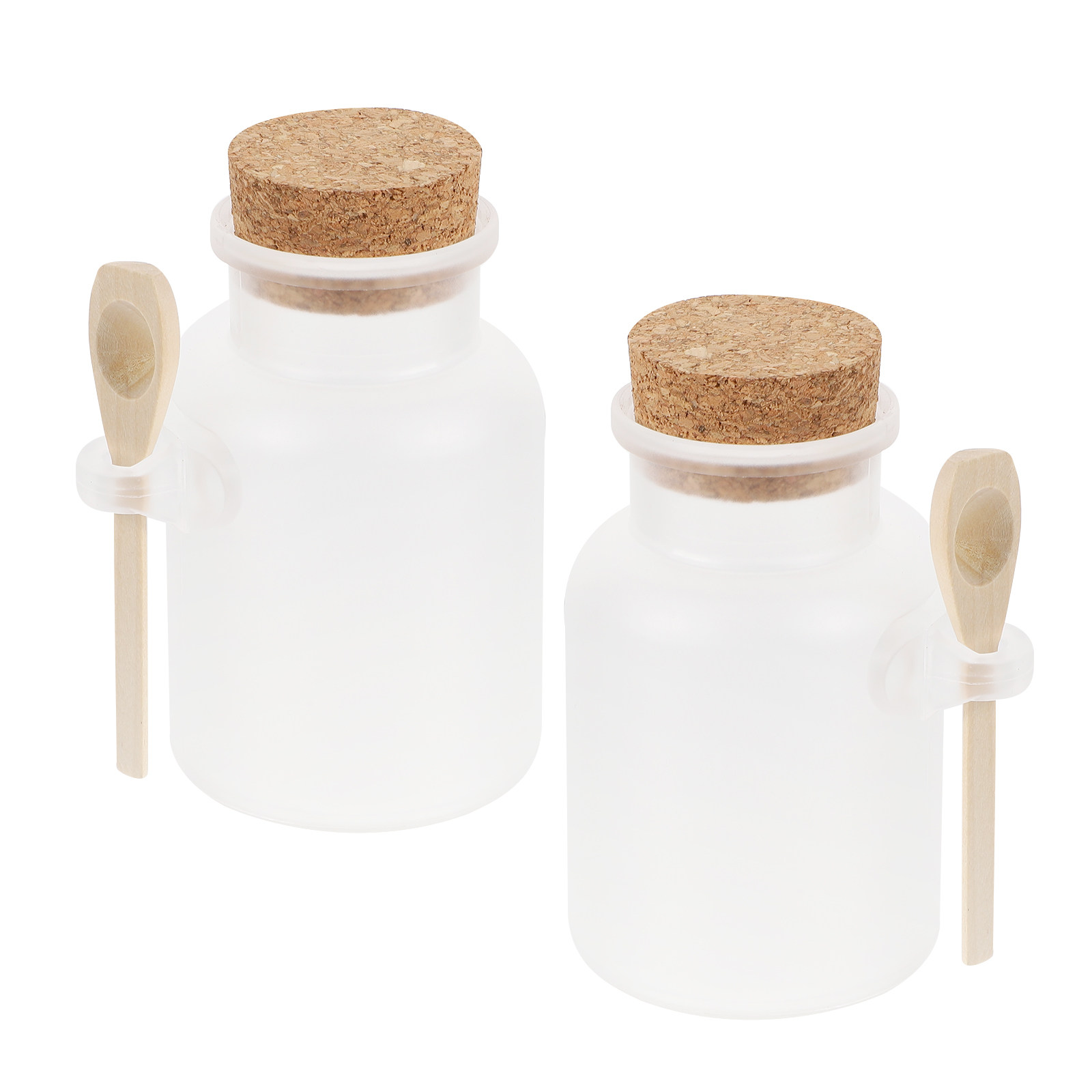 2個セット コンパクトバスソルトボトルセット 小型漏れ防止マ - Bath Salts Jar のレビューと価格