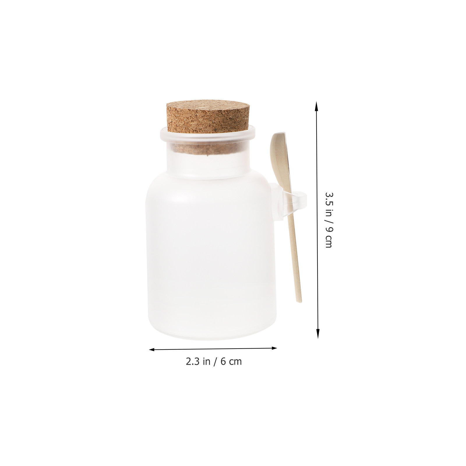 2個セット コンパクトバスソルトボトルセット 小型漏れ防止マ - Bath Salts Jar のレビューと価格