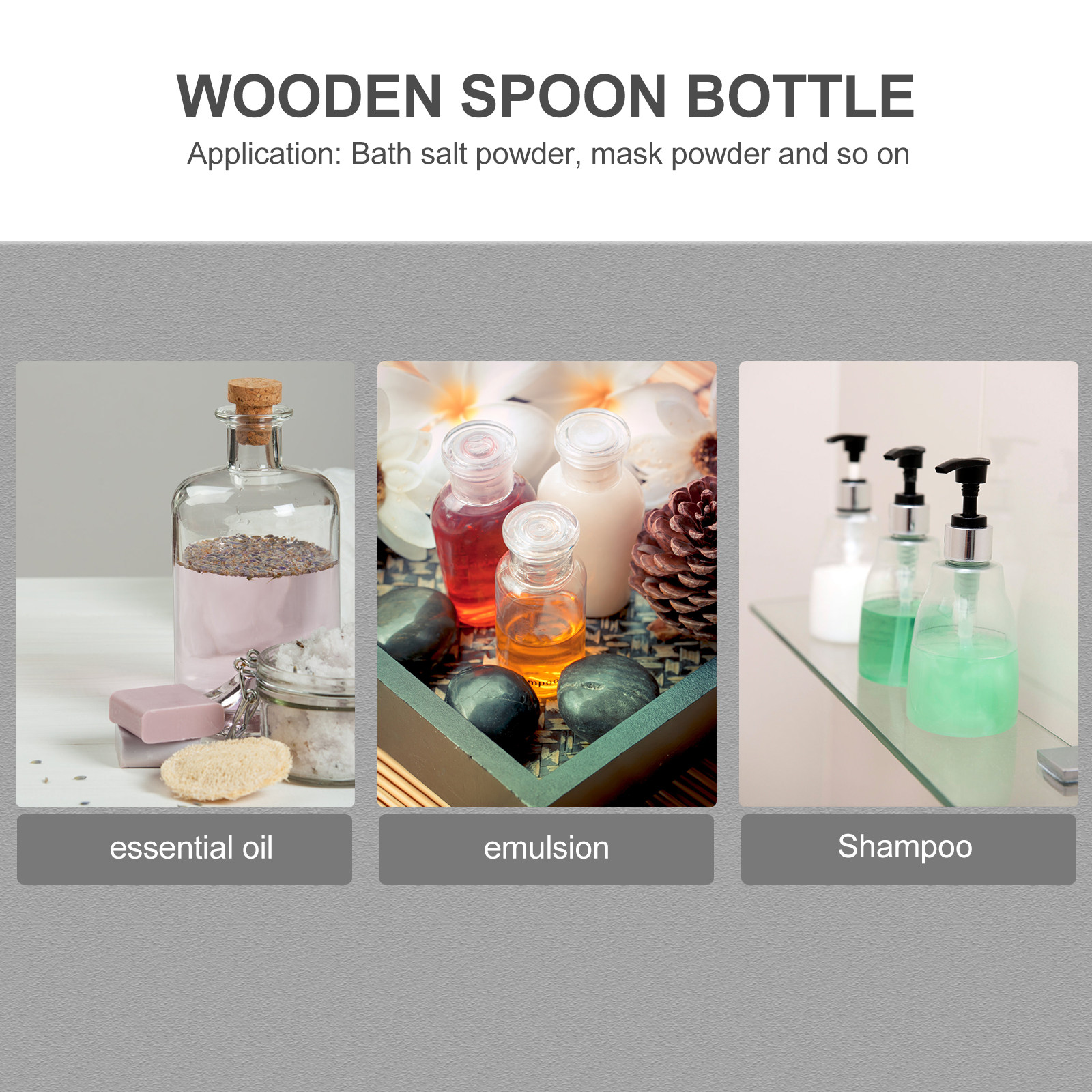 2個セット コンパクトバスソルトボトルセット 小型漏れ防止マ - Bath Salts Jar のレビューと価格
