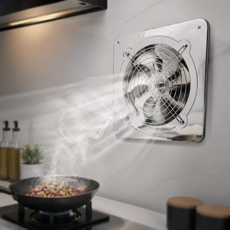 6インチ8インチ高速排気ファン送風機トイレキッチン浴室壁掛け - Home Bathroom Ventilation のレビューと価格