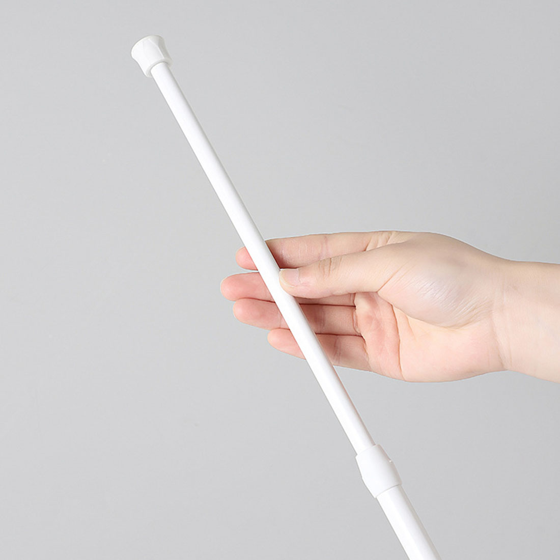 多目的スプリング式伸縮ロッド,カーテン,家庭用ワードローブ, - Home Bathroom Hardware のレビューと価格