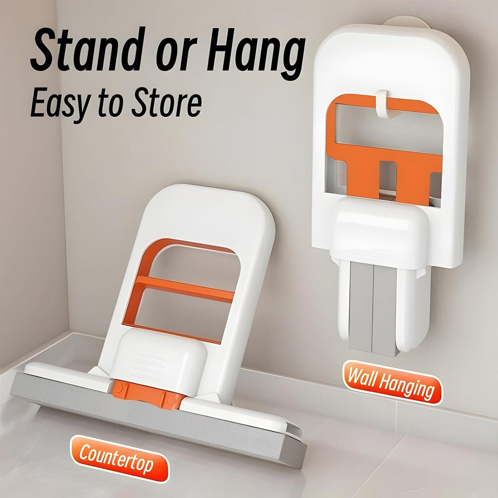 セルフスクイーズ式卓上モップ、ハンドヘルドスポンジモップ、家 - Home Kitchen Bathroom Cleaning のレビューと価格