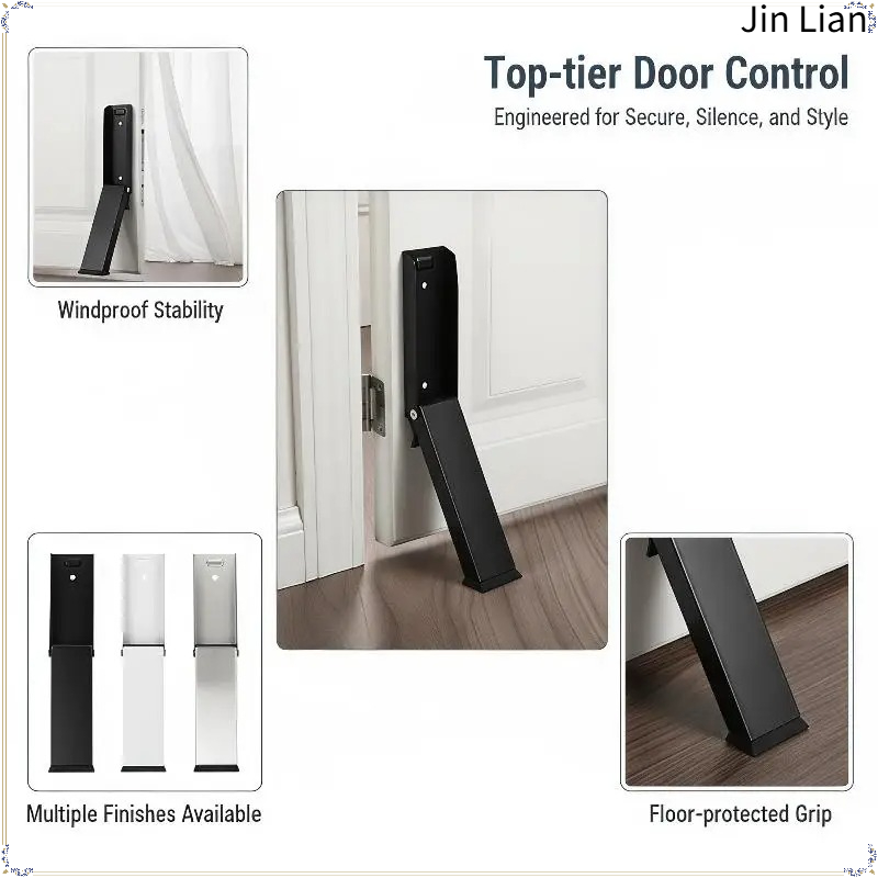 ドアストッパー 穴あけ不要 防風 防水 家庭 オフィス 浴室 - Home Bathroom Hardware のレビューと価格