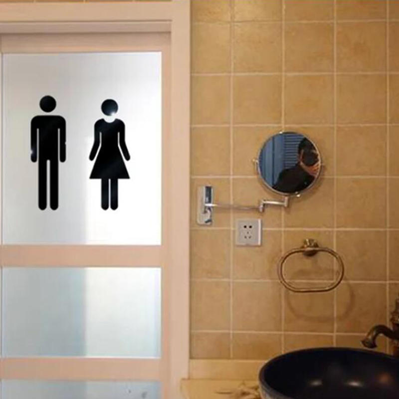 3D DIY 女性 男性 トイレドアサイン 浴室 トイレ W - Home Bathroom Sign のレビューと価格