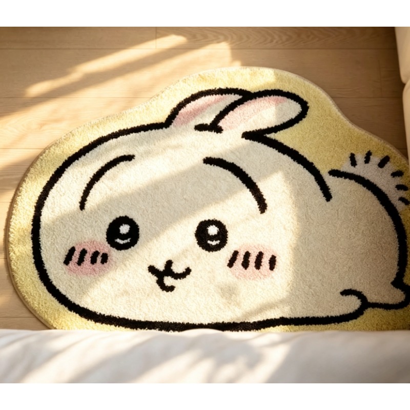 アニメちいかわぬいぐるみラグ　ハチワレ＆うさぎ柄マット　柔ら - Home Goods Bathroom Mats のレビューと価格