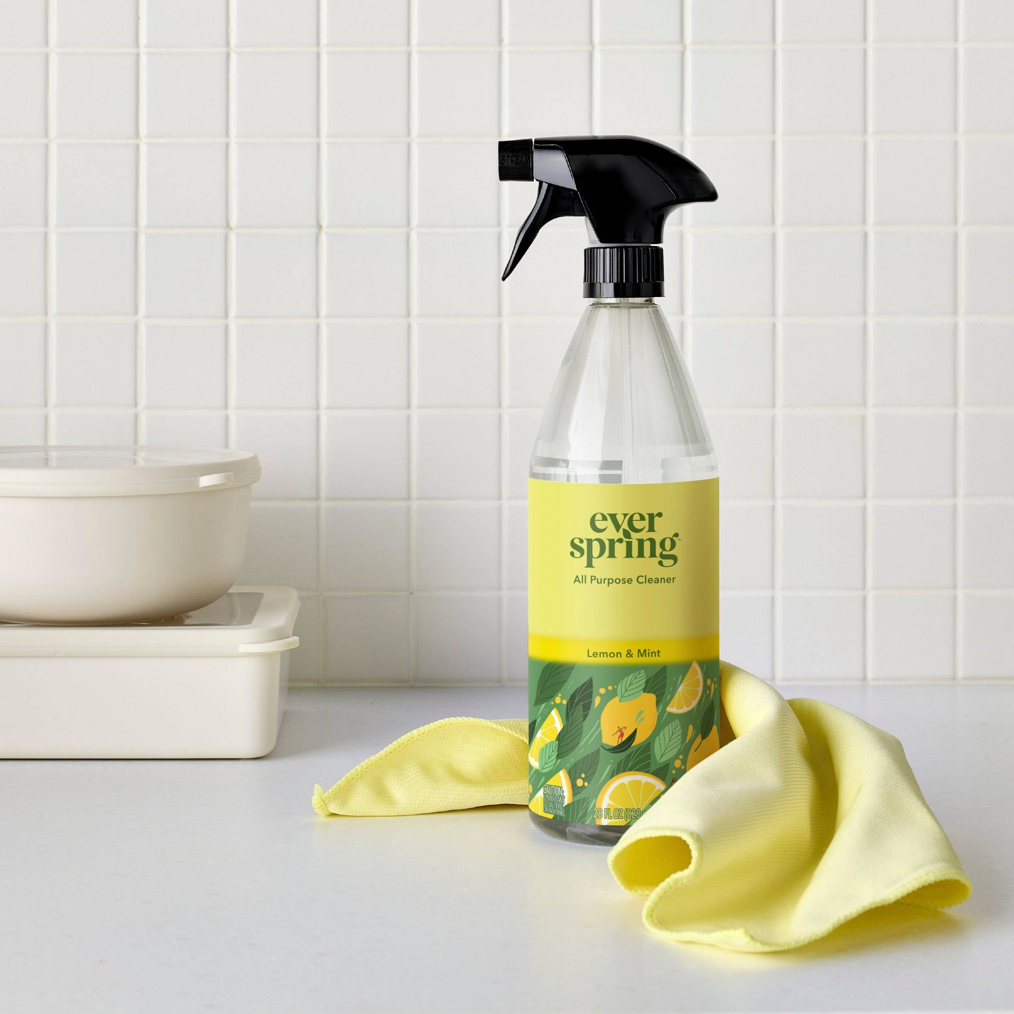 レモンミントの香りの万能クリーナースプレー、キッチンや浴室の - Home Kitchen Bathroom Cleaning のレビューと価格