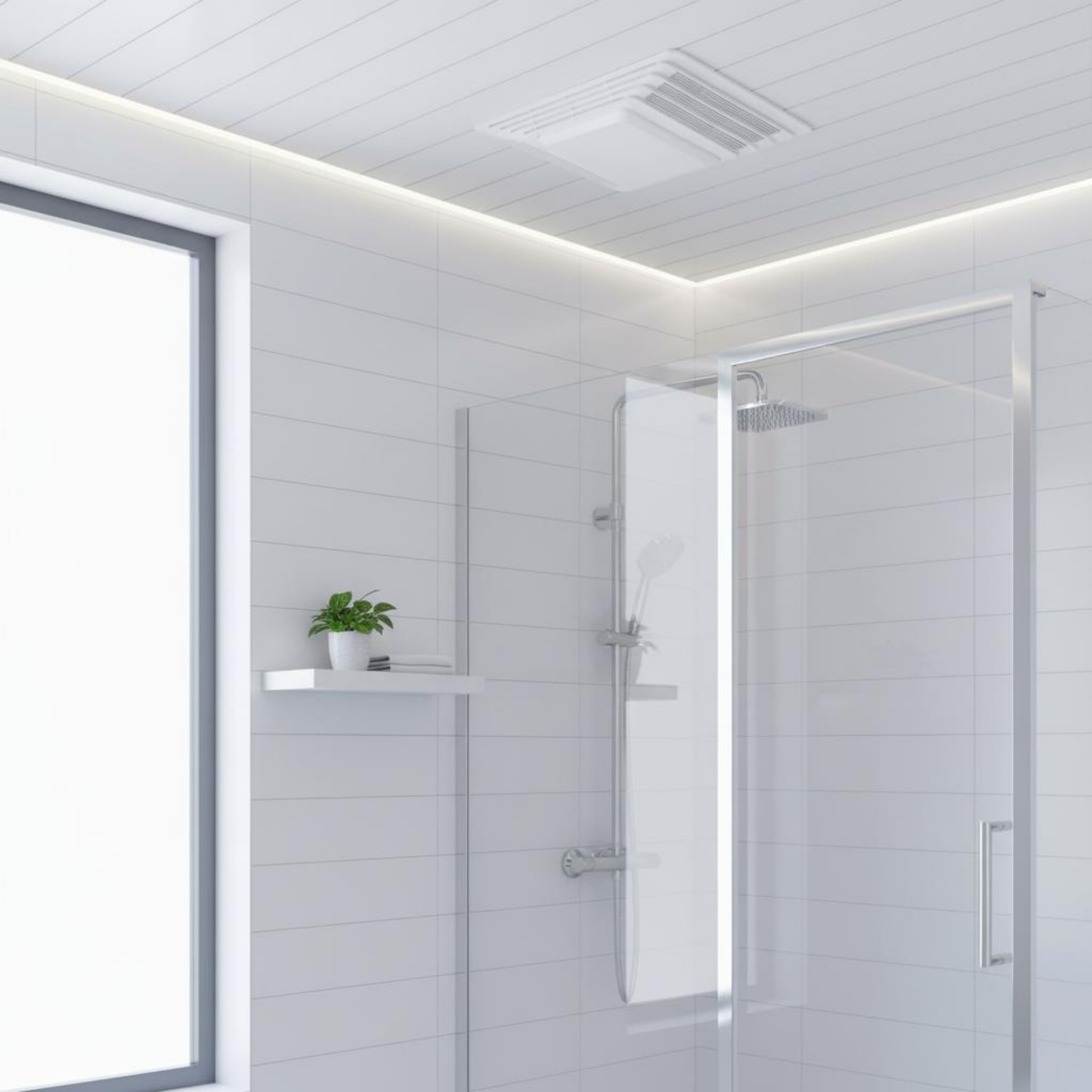 浴室排気ファンカバー ホワイト仕上げ 浴室ファン グリル 天 - Home Bathroom Hardware のレビューと価格