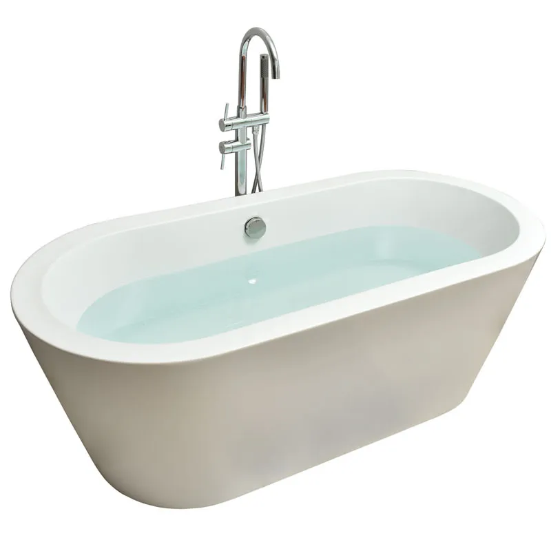 モダンなアクリル製自立型バスタブ 1.4m～1.8m シンプ - Home Bathroom Spa のレビューと価格