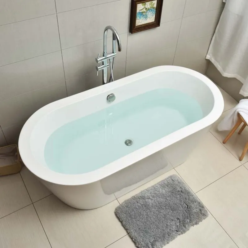 モダンなアクリル製自立型バスタブ 1.4m～1.8m シンプ - Home Bathroom Spa のレビューと価格