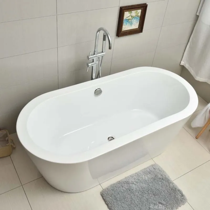 モダンなアクリル製自立型バスタブ 1.4m～1.8m シンプ - Home Bathroom Spa のレビューと価格