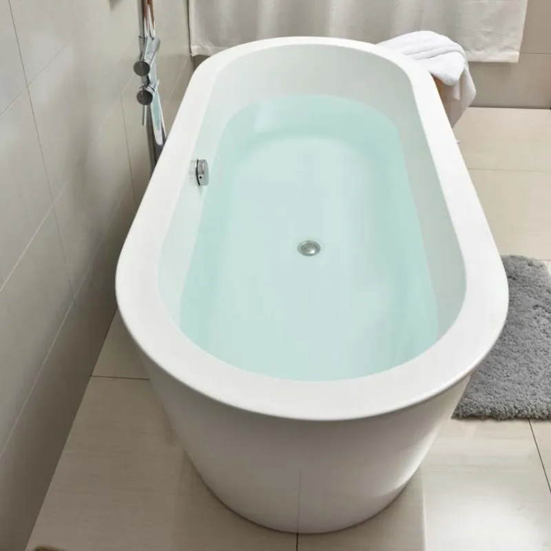 モダンなアクリル製自立型バスタブ 1.4m～1.8m シンプ - Home Bathroom Spa のレビューと価格