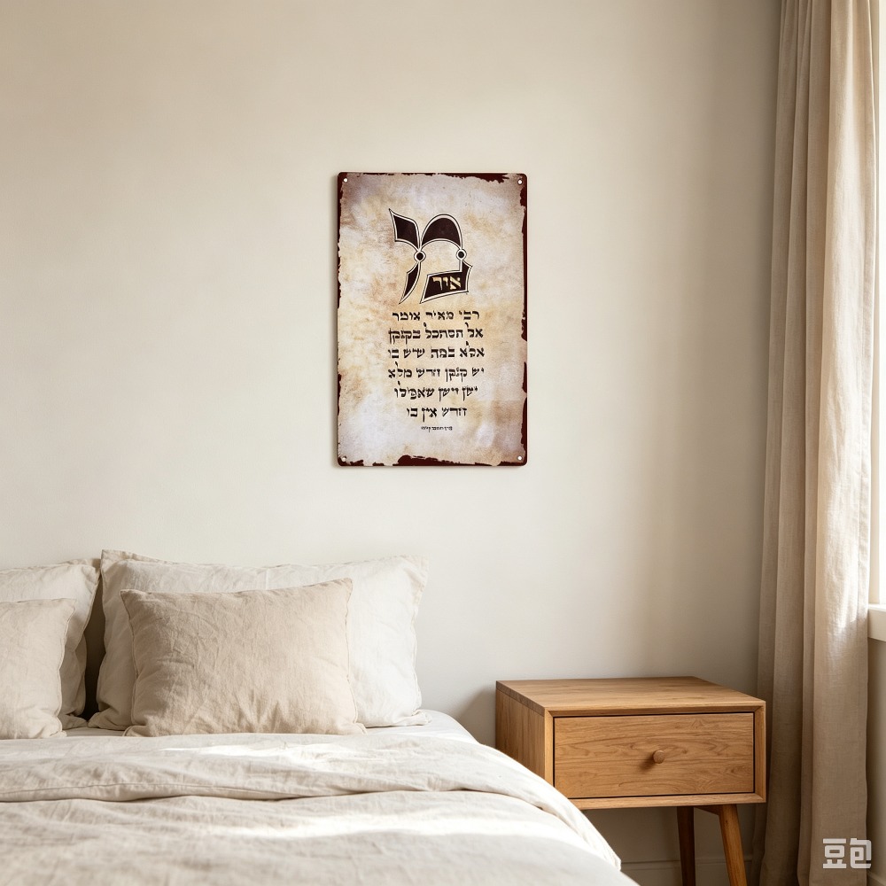 CIFBUY ヴィンテージヘブライ語トーラー文字アルミ製ウォ - Home & Bathroom Building Products Pte Ltd Photos のレビューと価格