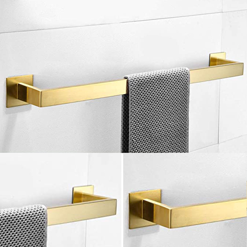304ステンレス製4点セットゴールドバスルームハードウェアセ - Home Bathroom Hardware のレビューと価格
