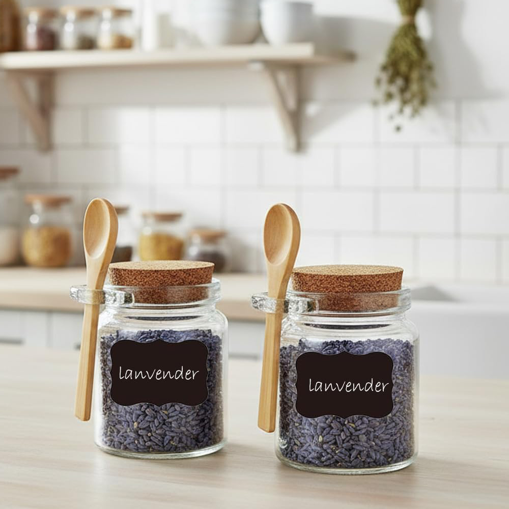シュガースクラブ容器、バスソルトジャー、竹製スプーン付きスパ - Bath Salts Jar のレビューと価格