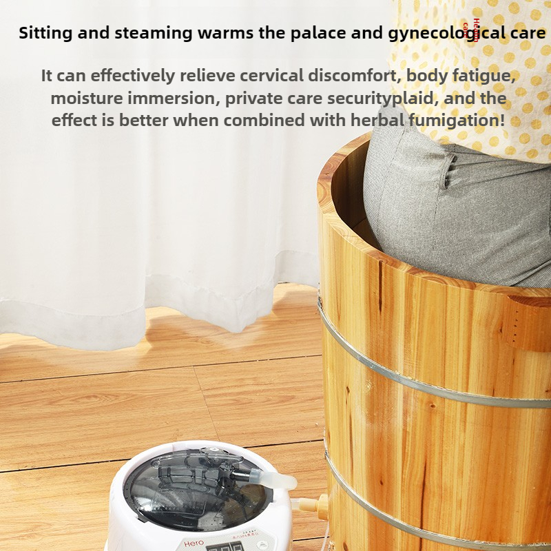 ハーバルシッツバススチーマー天然木骨盤療法浴槽ポータブルスチ - Home Bathroom Sauna のレビューと価格