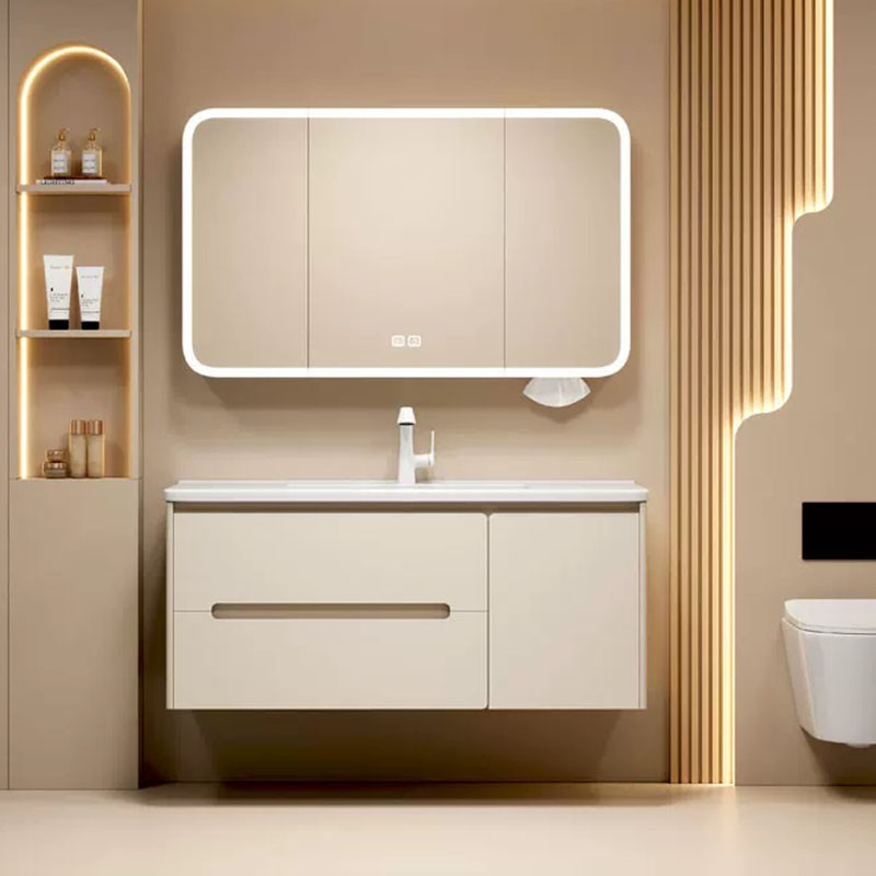 ミラーパーティション食器棚トイレメイクアップオーガナイザー装 - Home Bathroom Partition Wall のレビューと価格
