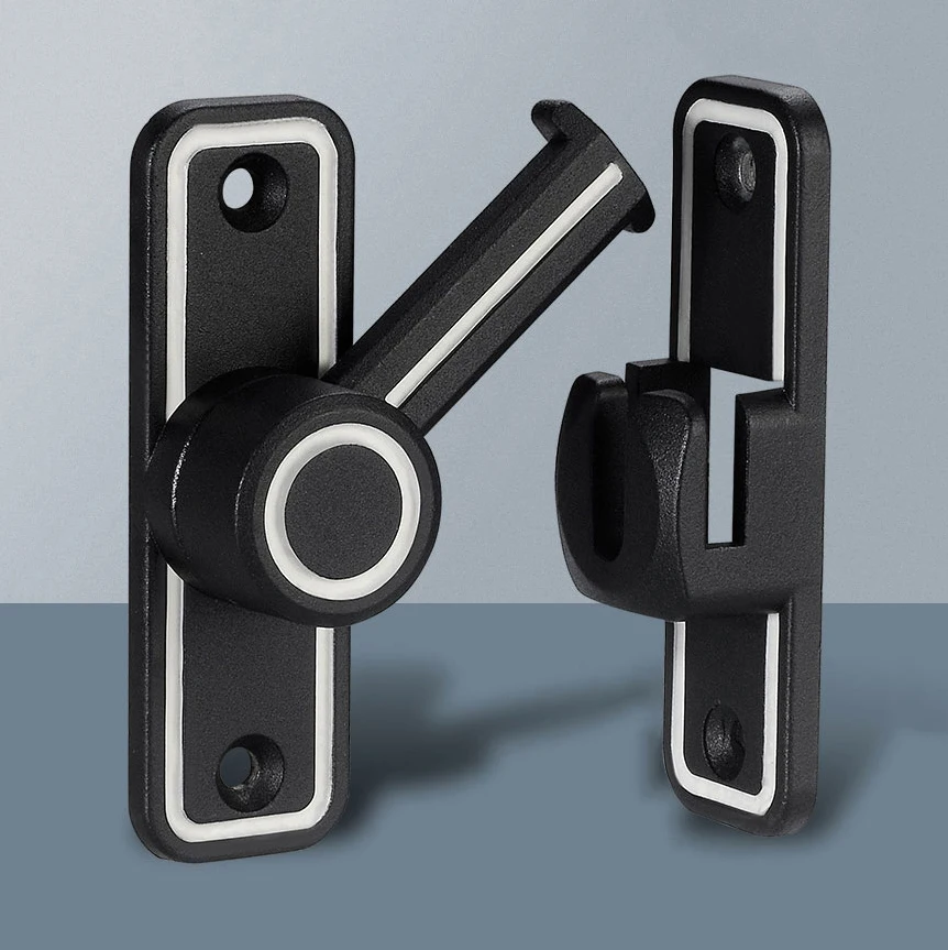 照明納屋ドアラッチロック、スライドロック、90度直角、バスル - Home Bathroom Hardware のレビューと価格