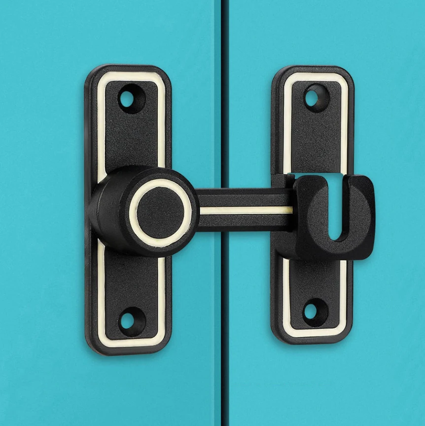 照明納屋ドアラッチロック、スライドロック、90度直角、バスル - Home Bathroom Hardware のレビューと価格