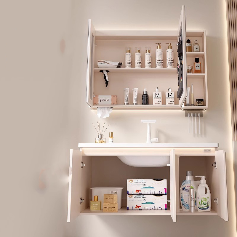 オーガナイザー ディスプレイ食器棚 収納アクセサリー ミラー - Home Bathroom Partition Wall のレビューと価格
