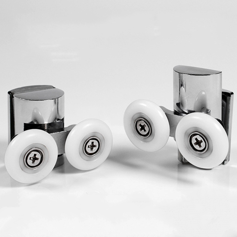 ランナーホイールシャワードアハードウェアホームシルバースライ - Home Bathroom Hardware のレビューと価格