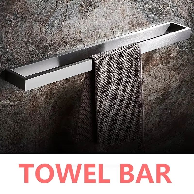 壁掛け式バスルームタオルバー 304ステンレス鋼 シルバータ - Towel Bar Stainless のレビューと価格