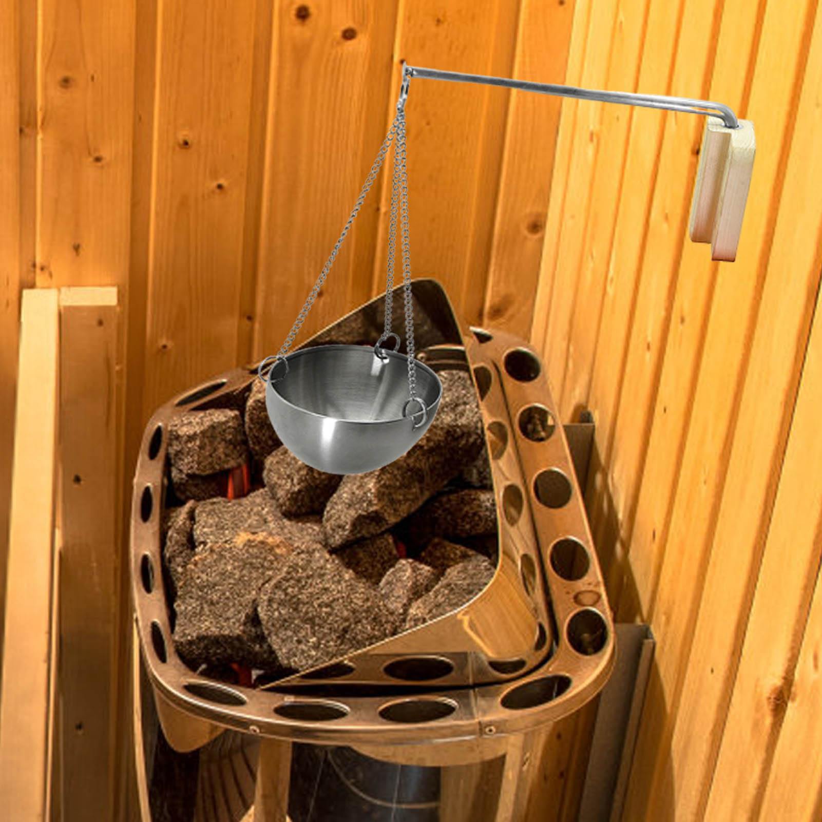 ステンレス鋼サウナボウルアロマボウルカップエッセンシャルオイ - Home Bathroom Sauna のレビューと価格